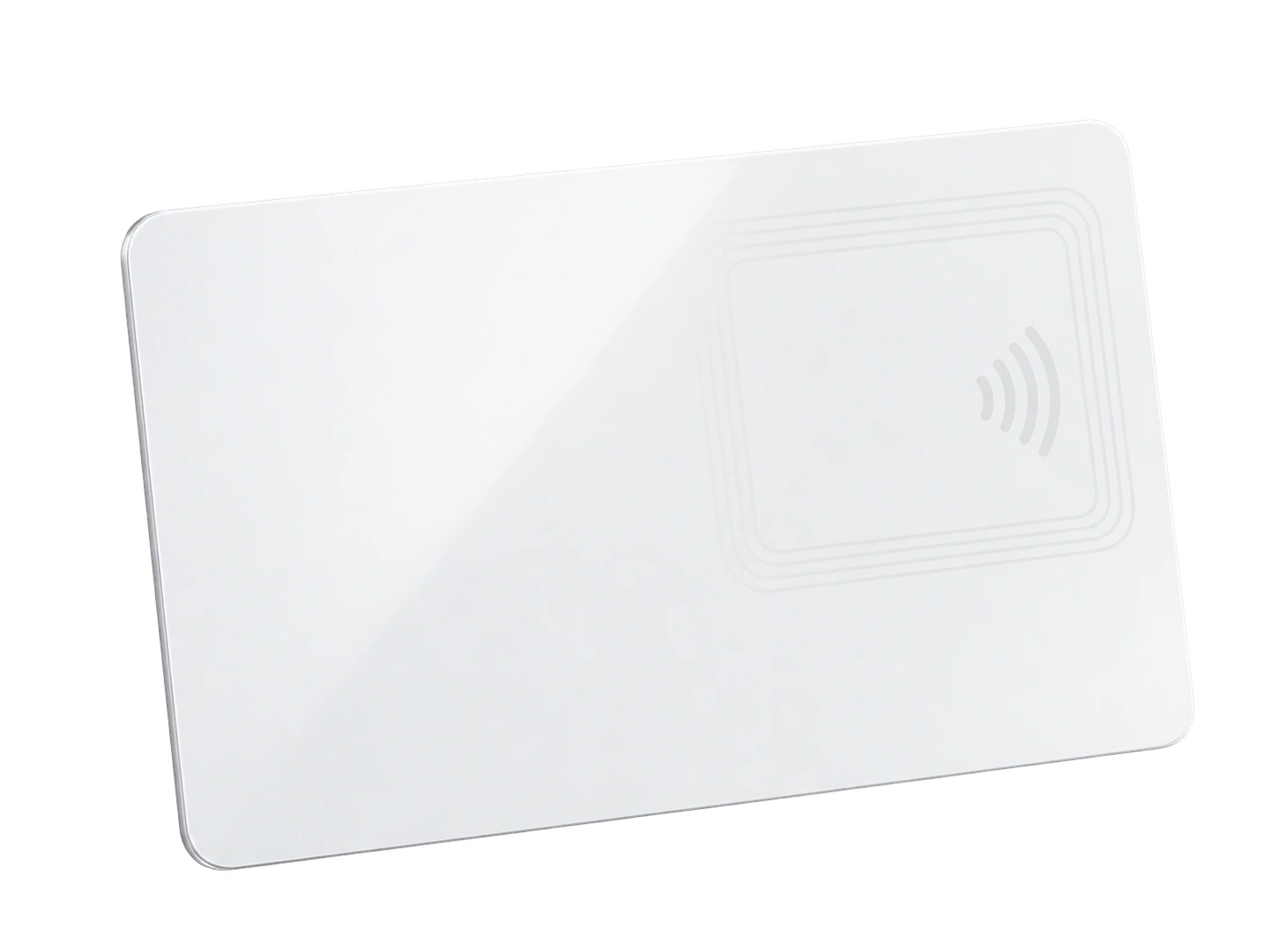 White NFC business card
